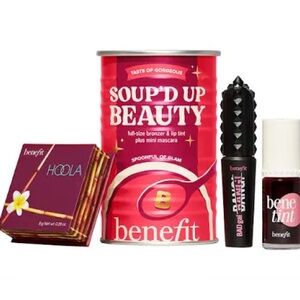 Benefit Soup'd Up Beauty Bronzer, Lip & Cheek Tint & Mascara